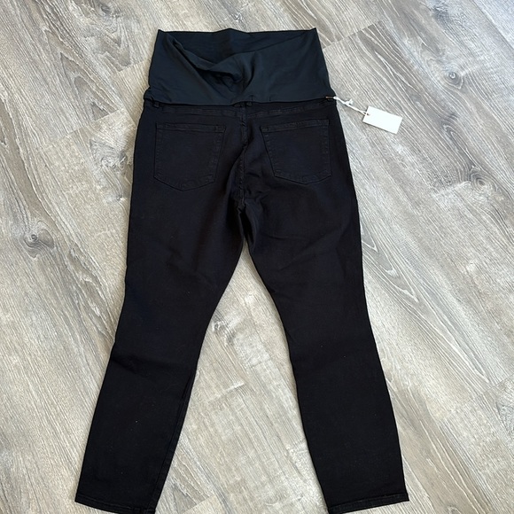 Good American Maternity Black Jeans - Picture 2 of 2